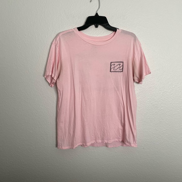 Billabong light pink wave t shirt - Picture 2 of 5